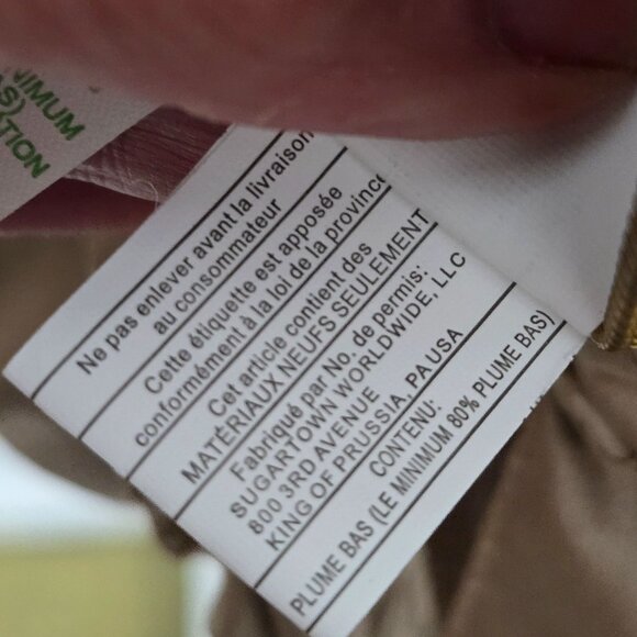 Lilly Pulitzer Size 14 Doria Puffer Down Filled Gold Metallic Winter Coat - Picture 12 of 13